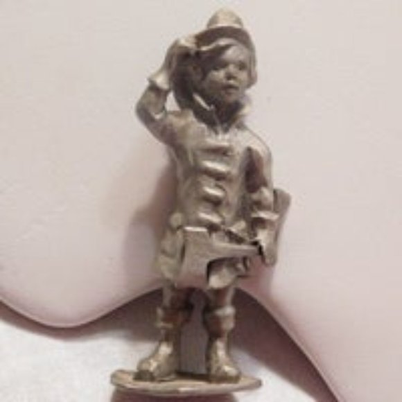 Rawcliffe Pewter Firefighter Figure Vintage 1980's - Picture 5 of 5